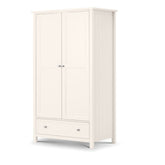 Julian Bowen Maine 2 Door Combination Wardrobe Surf White