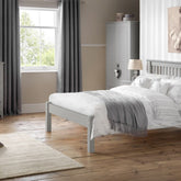 Julian Bowen Barcelona Bed Low Foot End Dove Grey