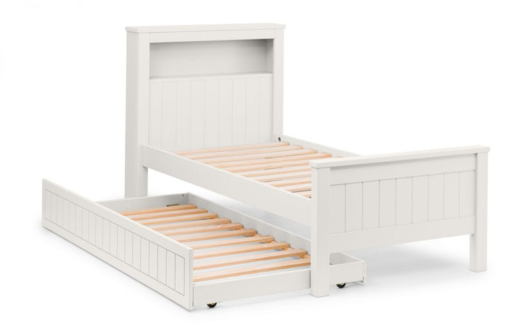 Julian Bowen Maine Bookcase Bed Surf White