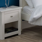 Julian Bowen Radley Bedside Table White