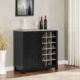 Dorel Home Carver Bar Cabinet-Better Bed Company 