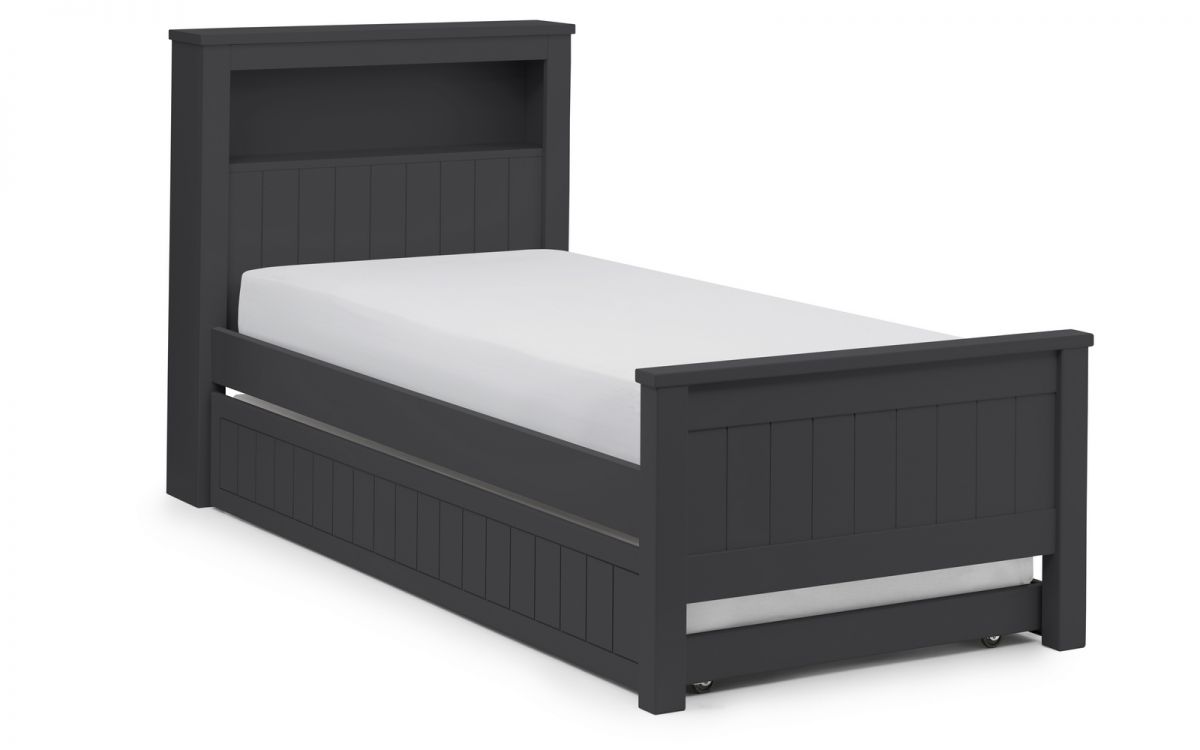 Black shop bookcase bed