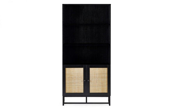 Julian Bowen Padstow Tall Bookcase - Black