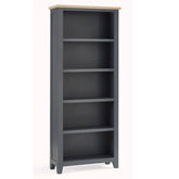 Julian Bowen Bordeaux Tall Bookcase - Dark Grey-Better Bed Company