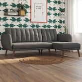 Dorel Home Brittany Sectional Sofa Bed-Better Bed Company 
