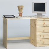 Steens Kent 4 + 1 Drawer Desk Pine
