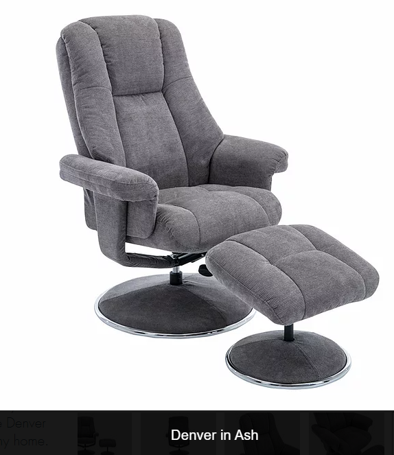 GFA Denver Recliner And Foot Stool