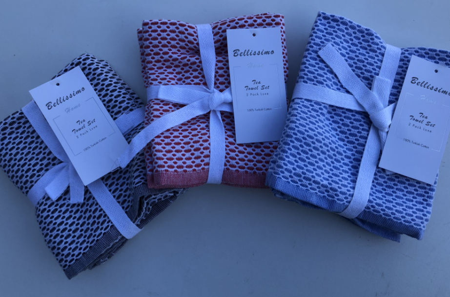 Bellissimo Luxe 2 Pack Tea Towel