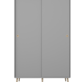 Steens Softline Sliding 2 Door Wardrobe Grey