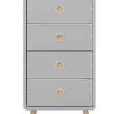 Steens Soft Line 5 Drawer Narrow Chest Grey