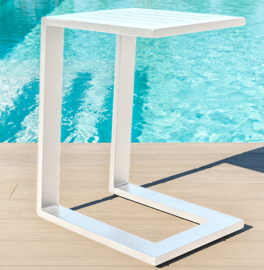 Maze Rattan Aluminium Side Table