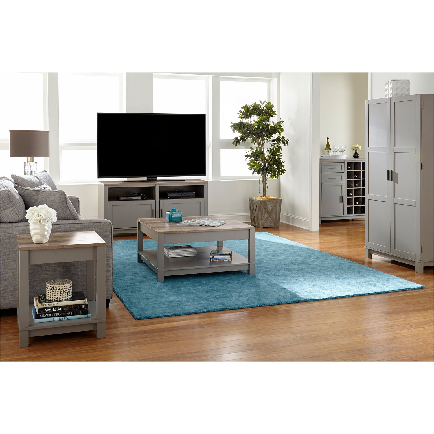 Dorel Home Carver Set Grey-Better Bed Company 