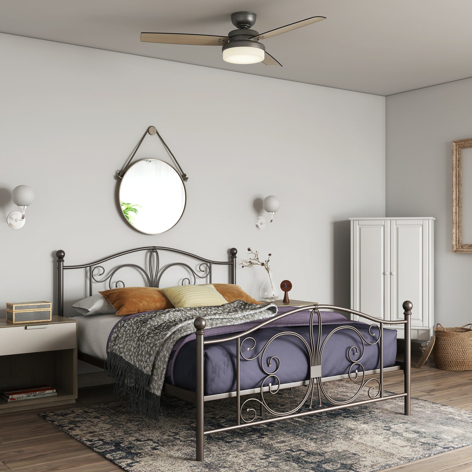Dorel Home Bombay Metal Bed-Better Bed Company
