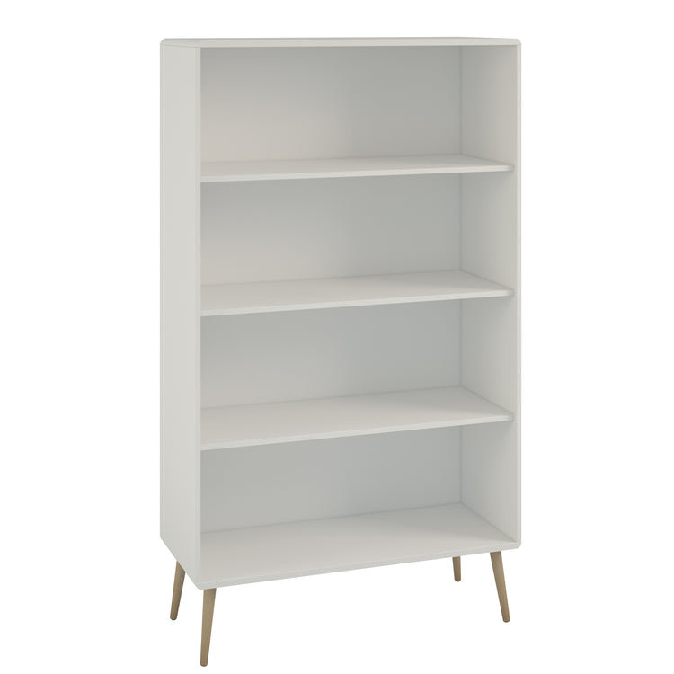 Steens Softline Living White Wide Bookcase