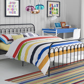 Novogratz Bright Pop Metal Bed Frame