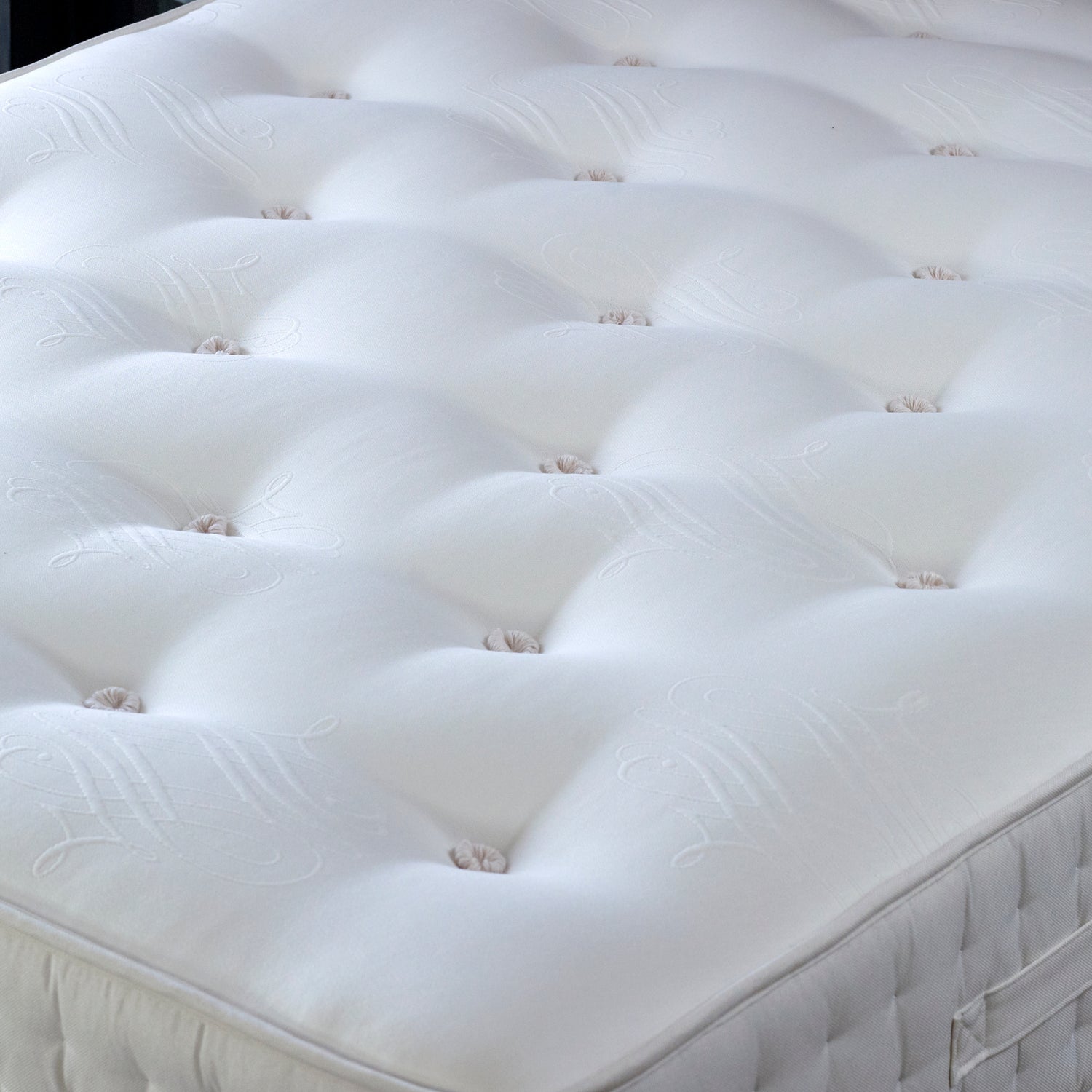 Bedmaster Farley Mattress Tufts Close Up-Better Bed Company 