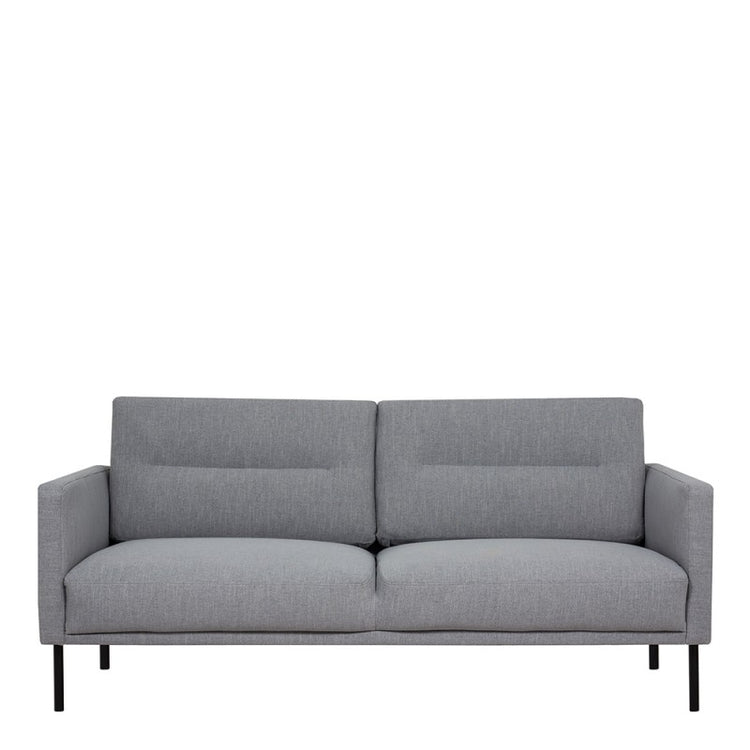 Furniture To Go Larvik 2.5 Seater Sofa Grey Black Legs-Better Bed Company