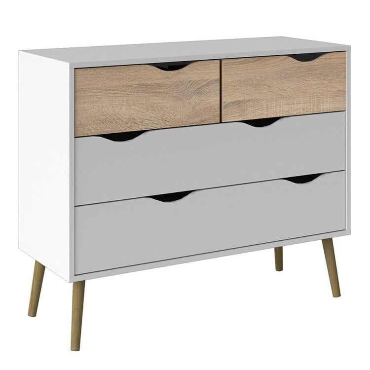 Furniture To Go Oslo Chest of 4 Drawers (2+2)