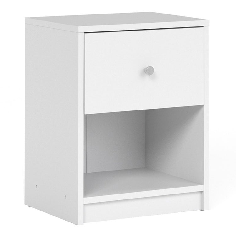 Furniture To Go May Bedside 1 Drawer White-Better bed Company