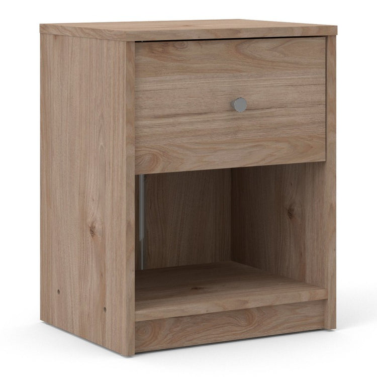 Furniture To Go May Bedside 1 Drawer Jackson Hickory Oak-Better bed Company