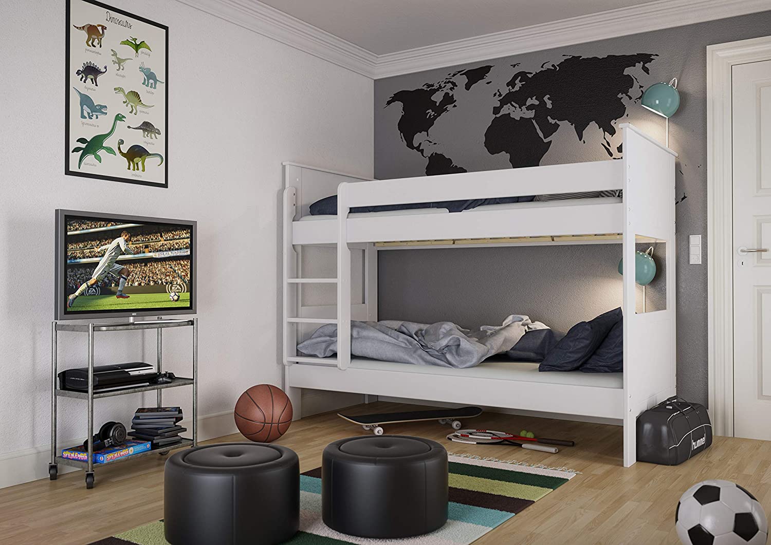 Twin over full bunk bed under 200 online