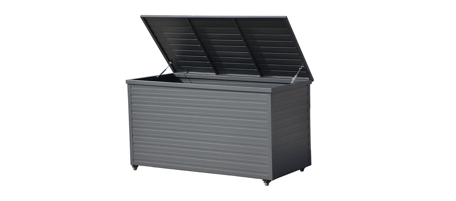 Maze Rattan Aluminium Storage Box - FREE DELIVERY