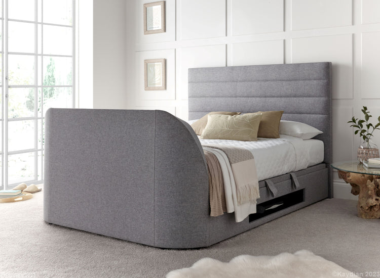 Kaydian Appleby TV Bed Marbella Grey-Better Bed Company