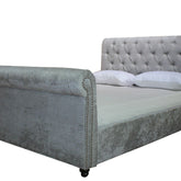 Artisan Bed Company Silver Fabric Bed-Better Bred Company 