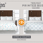 Design Studio Twin Pack Astrid/Collette Duvet Set-Better Bed Company 