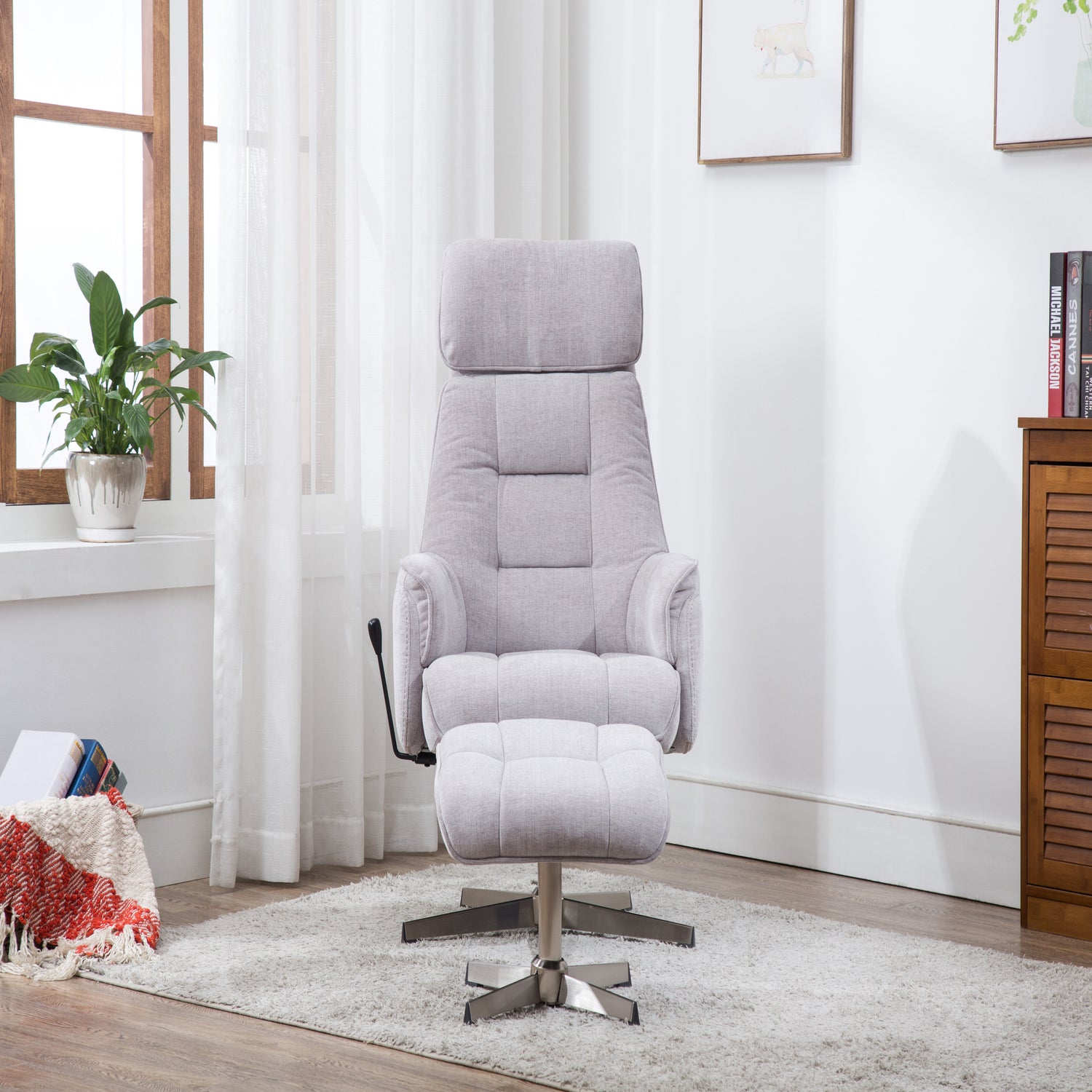 GFA Auckland Recliner And Foot Stool