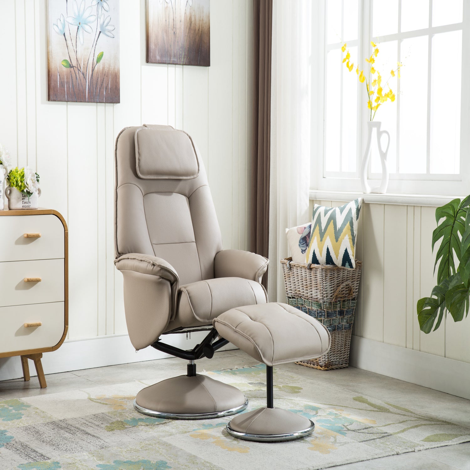 GFA Avant Garde Recliner And Foot Stool