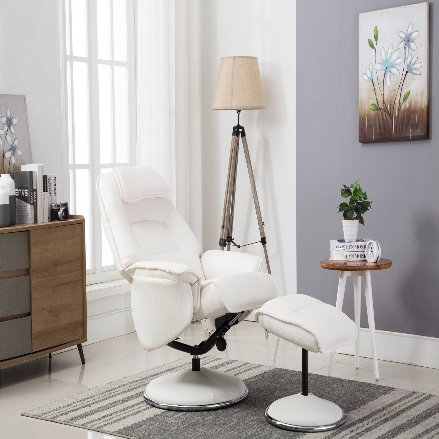 GFA Avant Garde Recliner And Foot Stool
