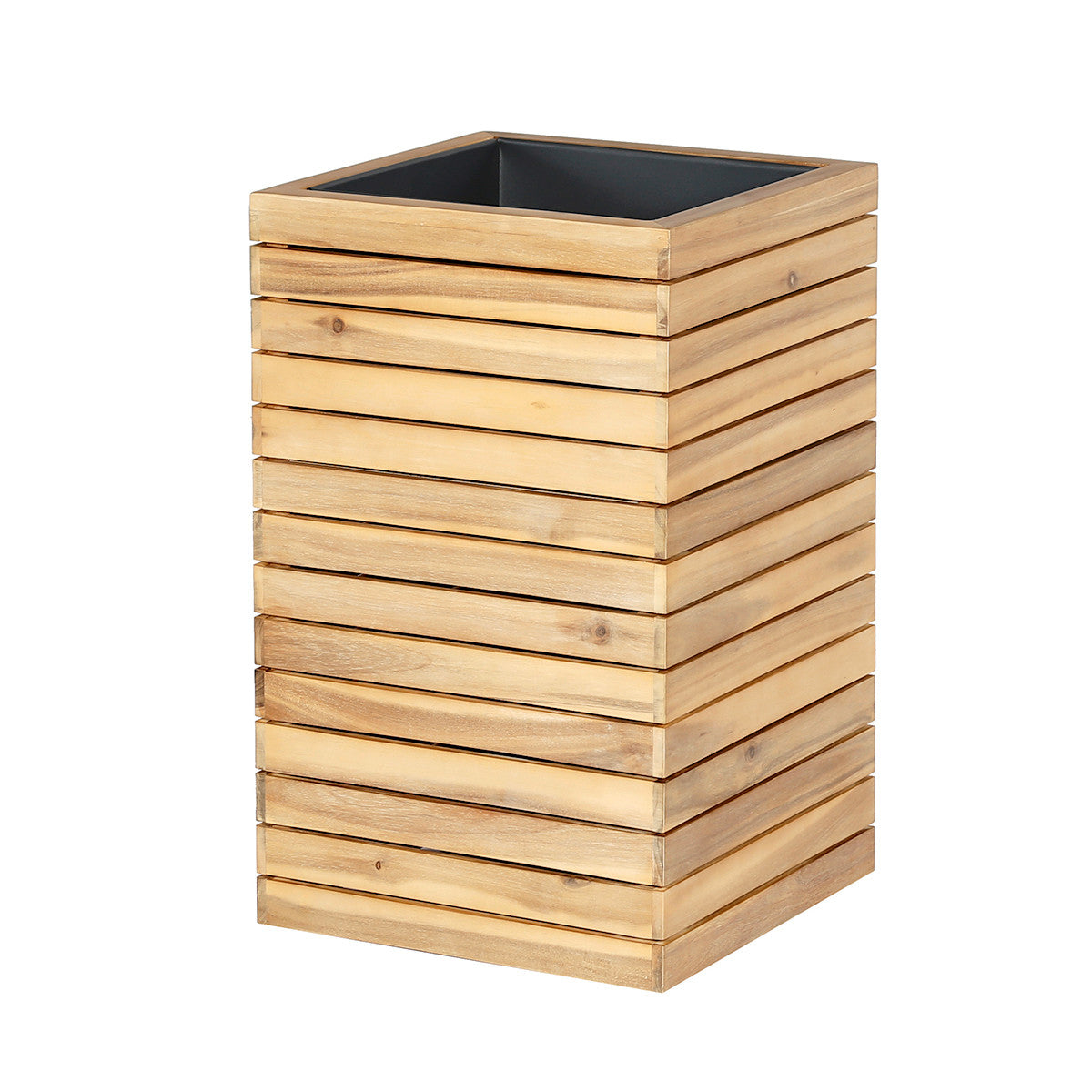 Maze Bali Medium Planter / Acacia wood Other Side-Better Bed Company