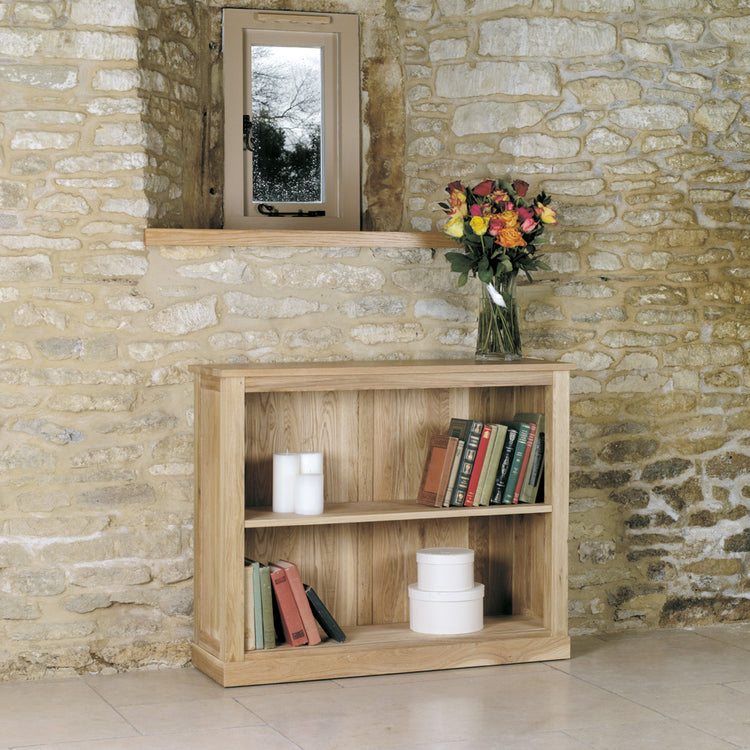 Baumhaus Mobel Oak Low Bookcase