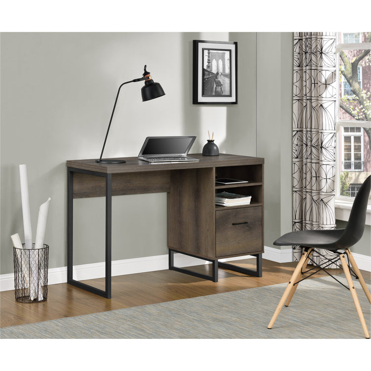Dorel Home Candon Desk Lifestyle From Side-Better Bed Company 