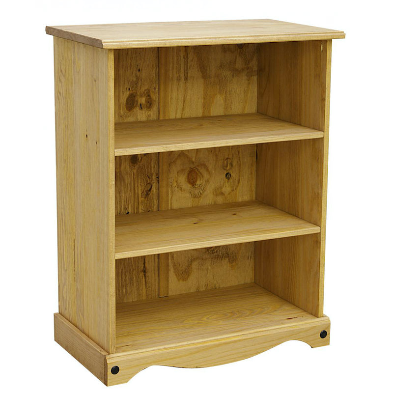 Heartlands Furniture Corona Bookcase Small with 2 Shelves-Better Bed Company