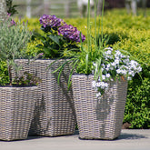 Maze Rattan Planters Shaped Cotswold-Better Bed Company 