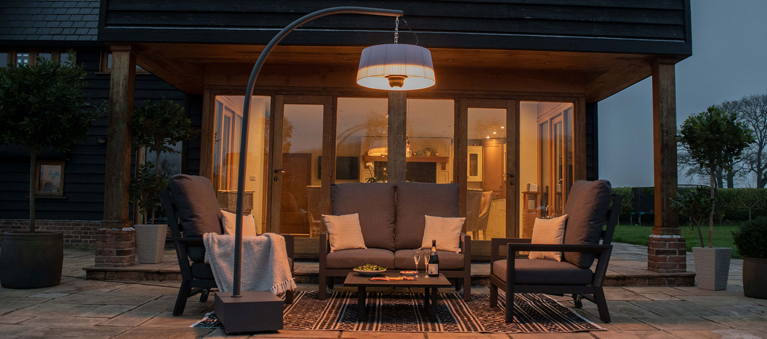 Maze 1800W Lyra Overhang Electric Patio Heater - FREE DELIVERY