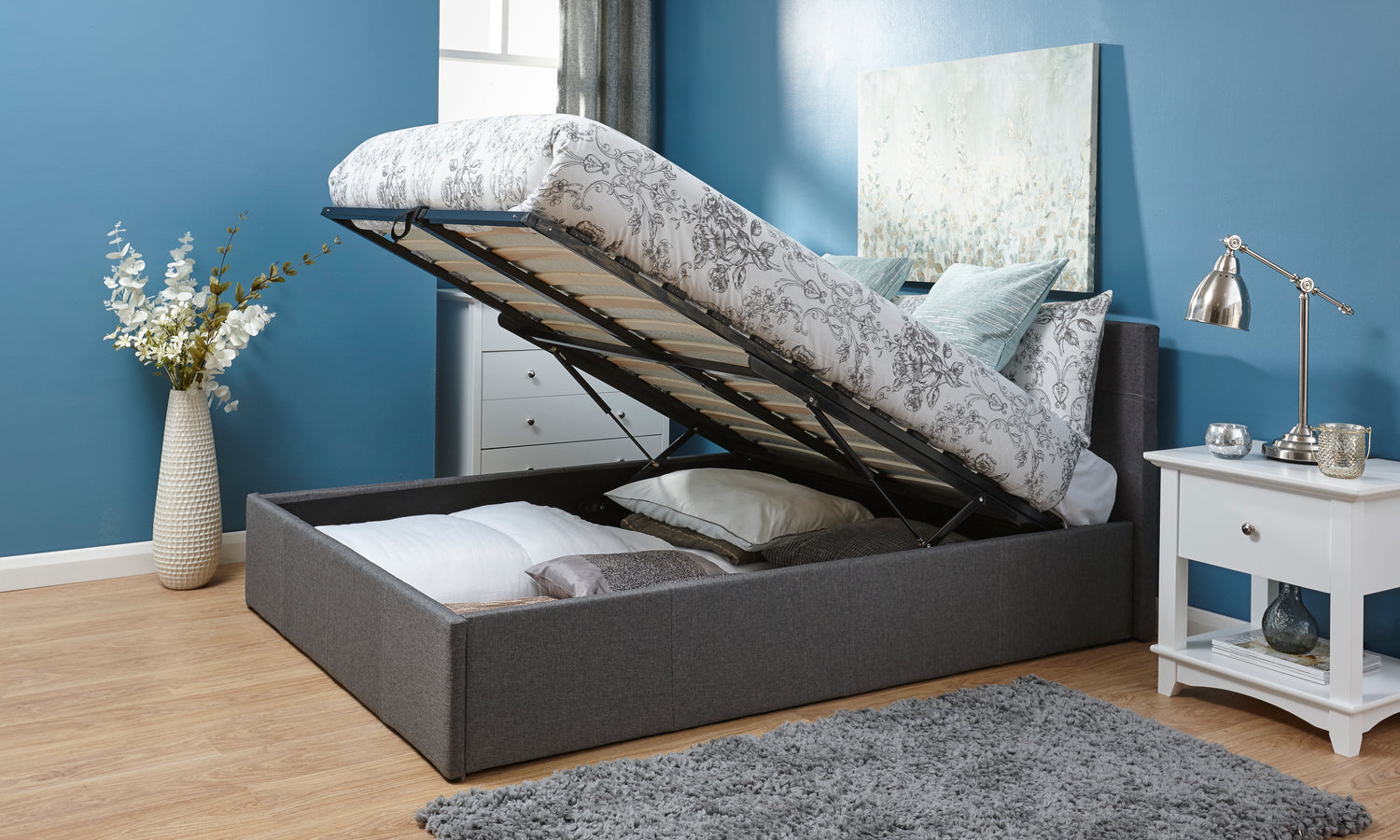 Watson End Lift Ottoman Bed-Better Bed Company 