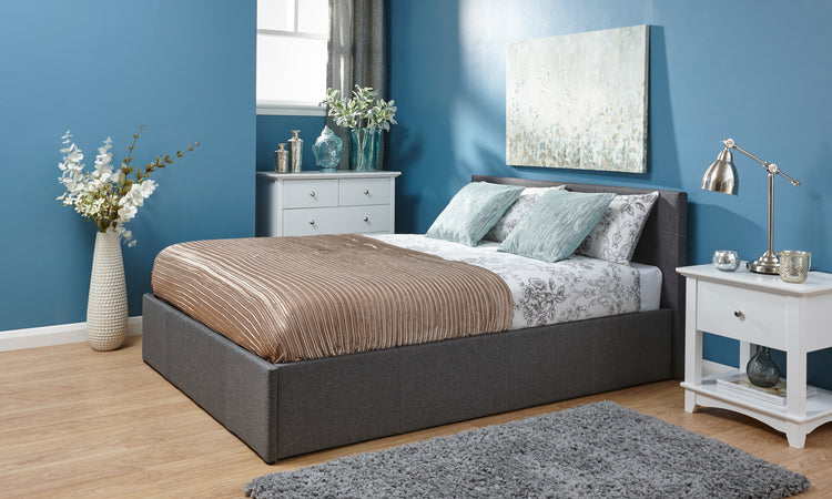 Watson End Lift Ottoman Bed Double-Better Bed Company 