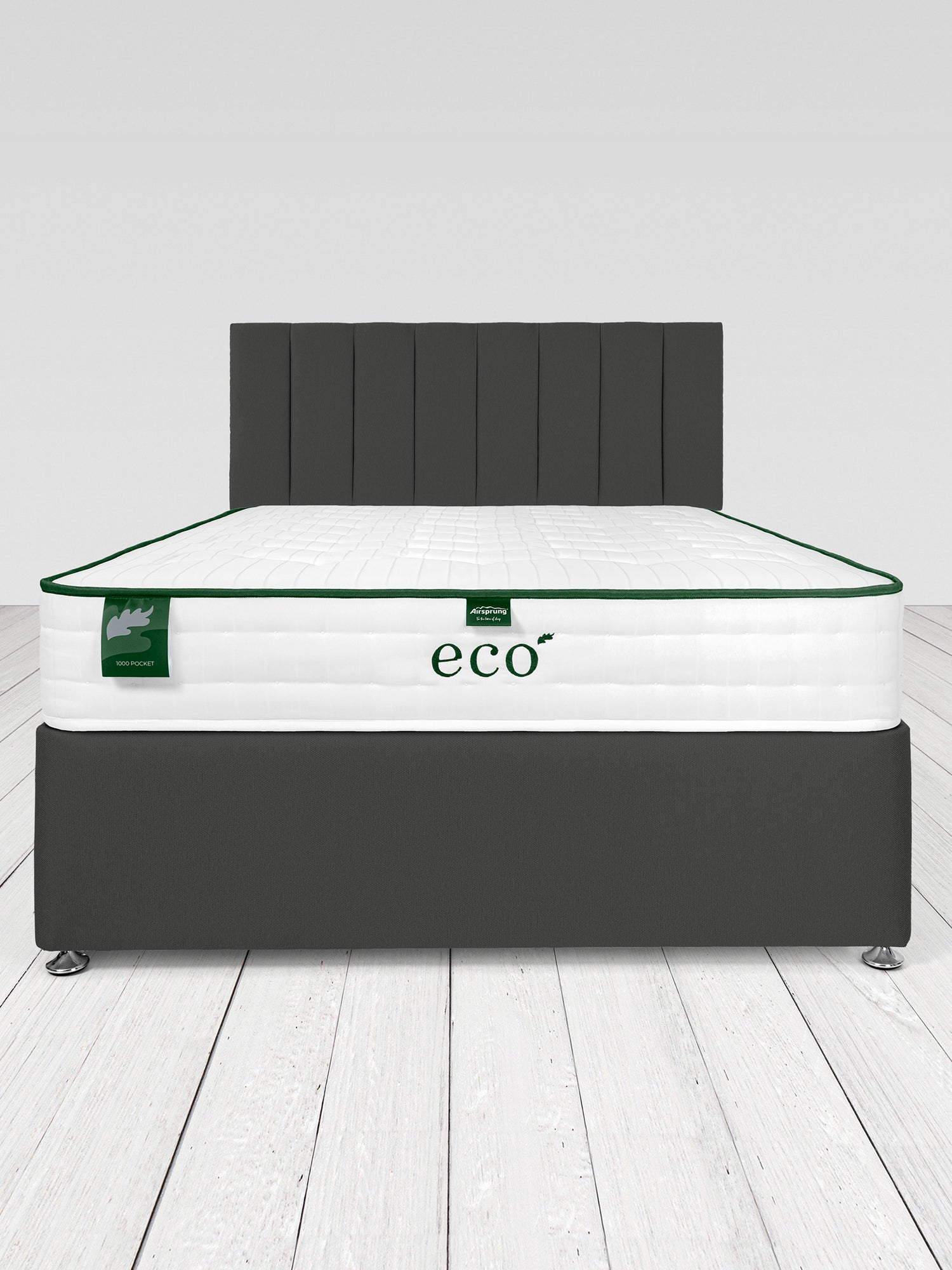 Airsprung Beds Eco 1000 Pocket Deep Quilt Divan Set-Better Bed Company