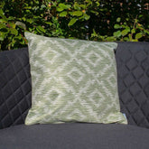 Maze Rattan Fabric Scatter Cushions Santorini Green