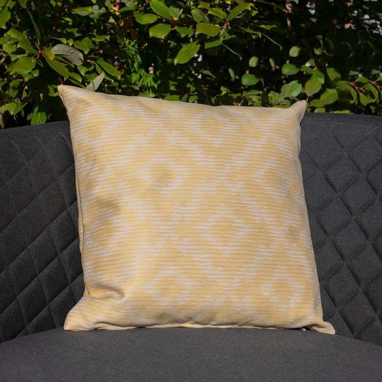 Maze Rattan Fabric Scatter Cushions Santorini Yellow