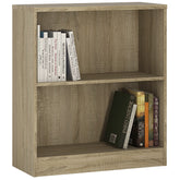 Furniture To Go 4 You Low wide Bookcase in Sonoma Oak