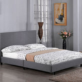Heartlands Furniture Fusion Grey Fabric Bed Frame-Better Bed Company 