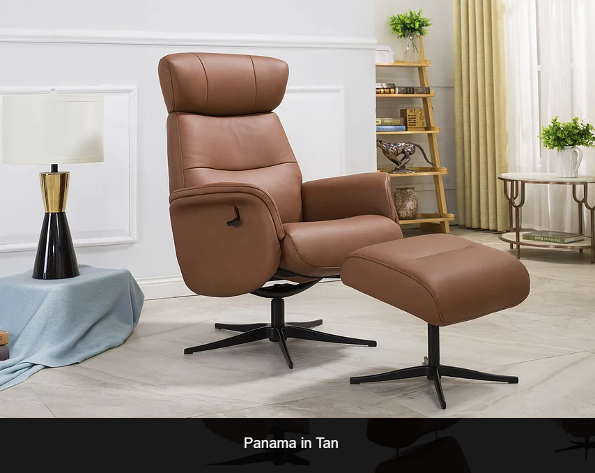GFA Panama Recliner And Foot Stool-Better Bed Company 