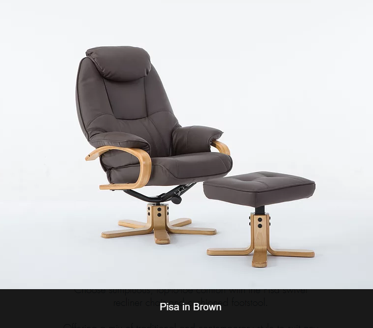 Pisa swivel recliner chair deals