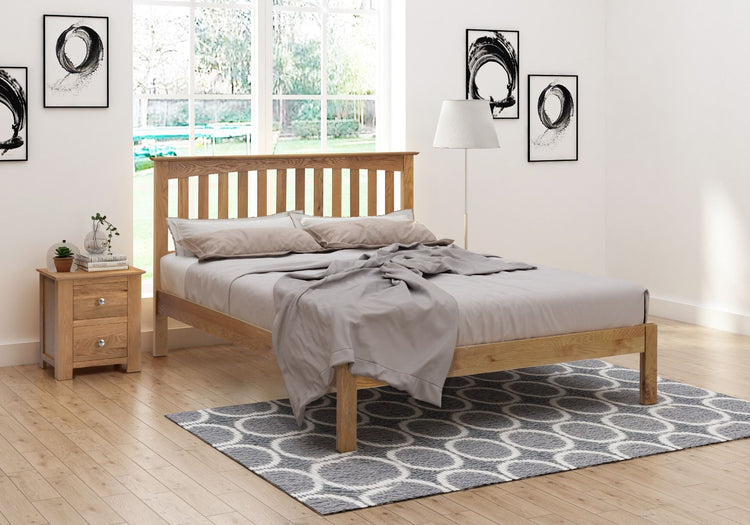 Flintshire Furniture Gladstone Oak Bed Frame