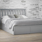 LPD Furniture Oxford Grey Ottoman Bed