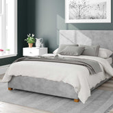Better Peterborough Silver Smoking Grey Ottoman Bed-Better Bed Company 